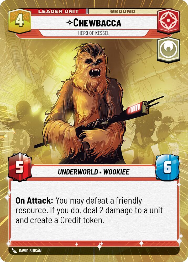 Chewbacca - Hero of Kessel (Hyperspace) (Back)
