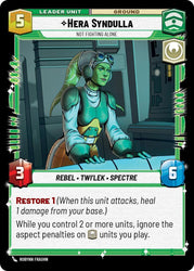 Hera Syndulla - Not Fighting Alone (Back)