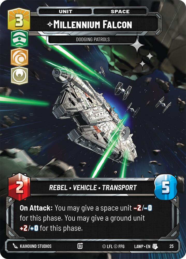 Millennium Falcon - Dodging Patrols (Foil)