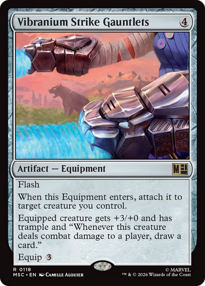 Vibranium Strike Gauntlets [Marvel Super Heroes Commander]