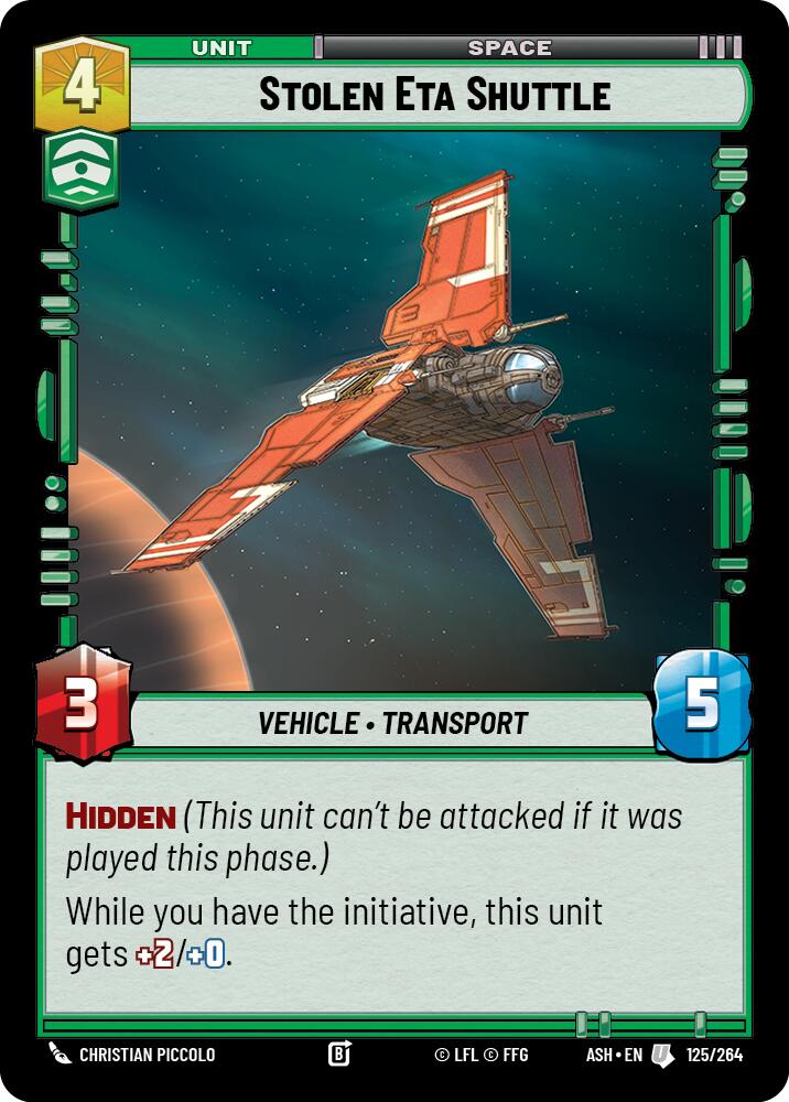Stolen Eta Shuttle