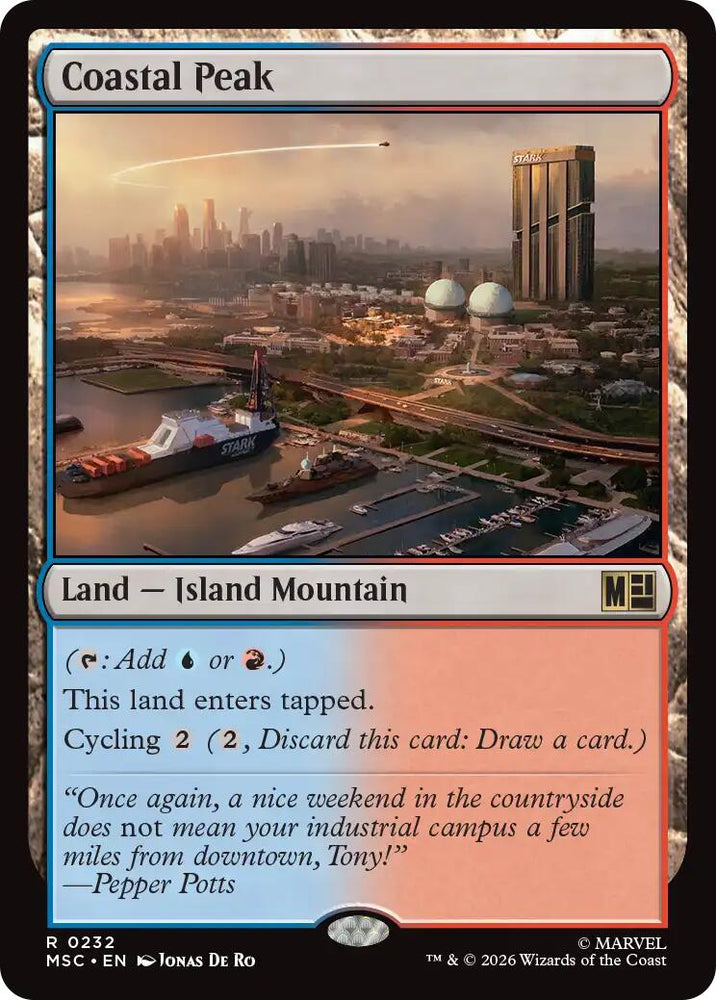 Coastal Peak (Surge Foil) [Marvel Super Heroes Commander]