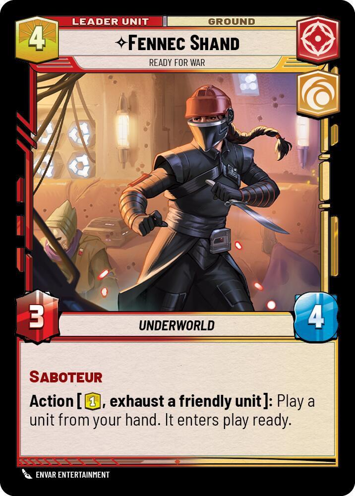 Fennec Shand - Ready for War (Back)
