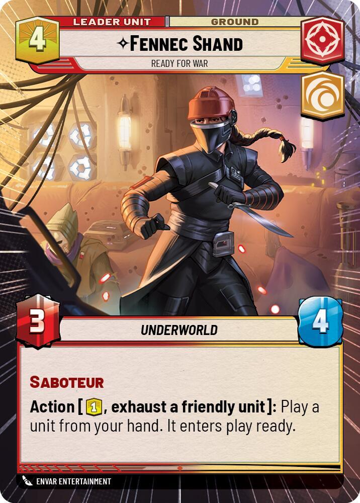 Fennec Shand - Ready for War (Hyperspace) (Back)