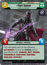 Moff Gideon - Indomitable Warlord (Hyperspace) (Back)