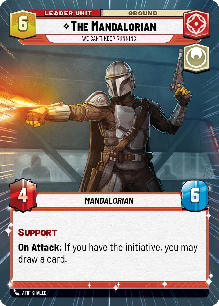 The Mandalorian - We Can't Keep Running (Hyperspace) (Back)