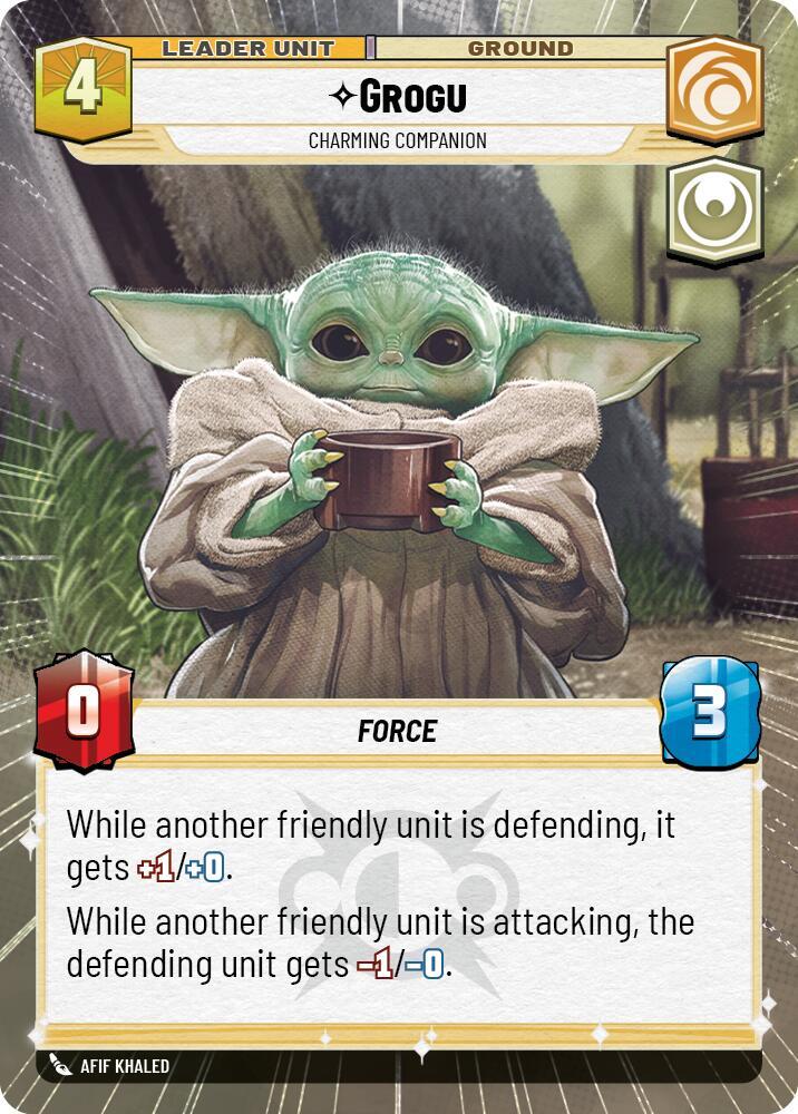 Grogu - Charming Companion (Hyperspace) (Back)