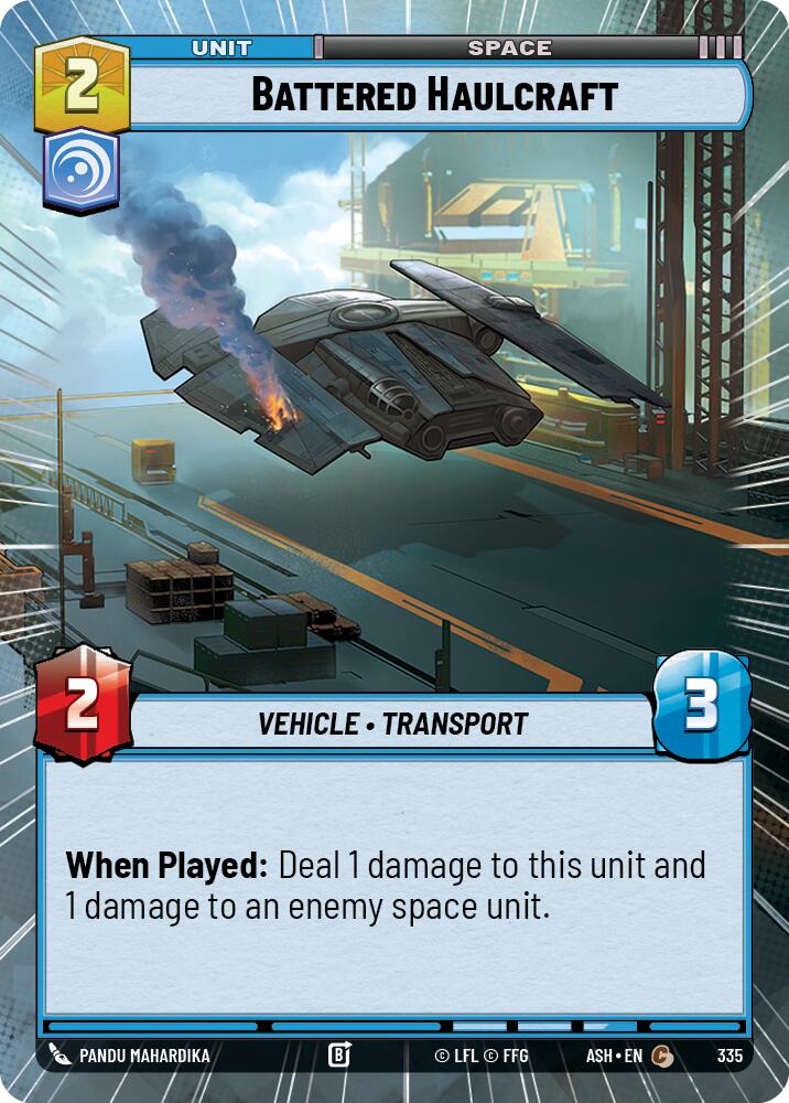 Battered Haulcraft (Hyperspace)
