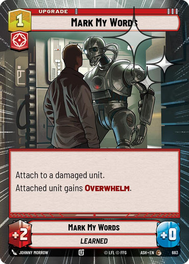 Mark My Words (Hyperspace Foil)