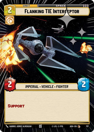Flanking TIE Interceptor (Hyperspace Foil)