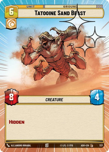 Tatooine Sand Beast (Hyperspace Foil)
