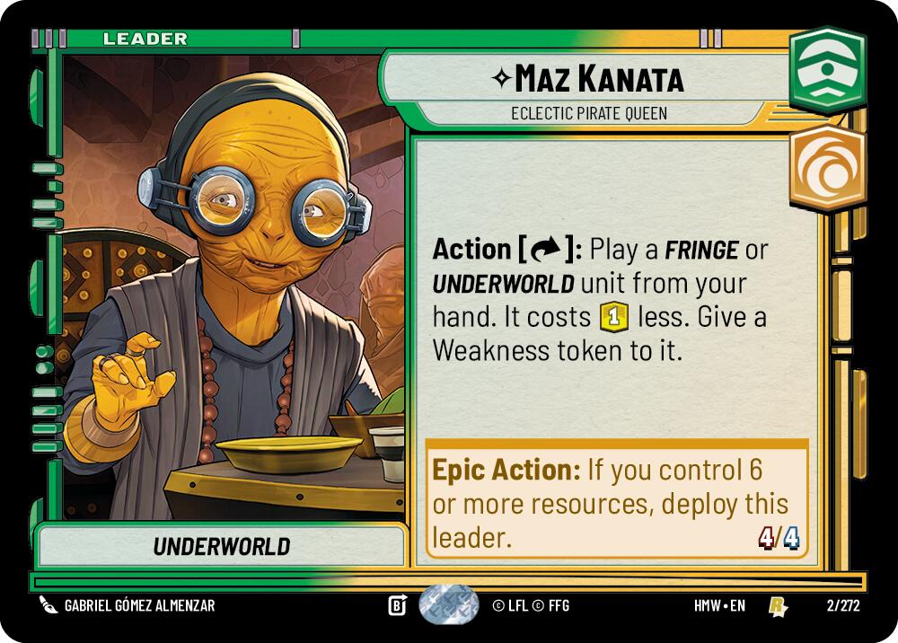 Maz Kanata - Eclectic Pirate Queen (2/272) (2/272) [Homeworlds]