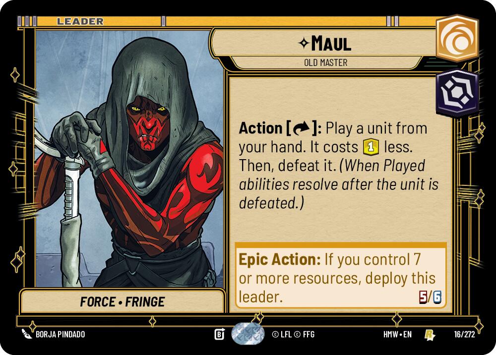 Maul - Old Master (16/272) (16/272) [Homeworlds]