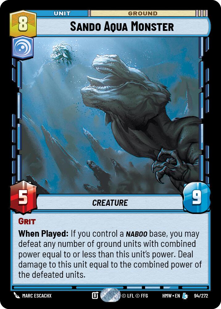 Sando Aqua Monster (94/272) (94/272) [Homeworlds]
