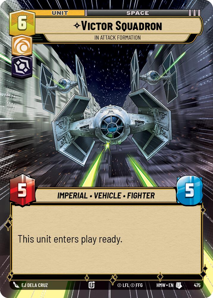 Victor Squadron - In Attack Formation (Hyperspace)