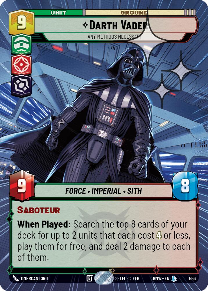 Darth Vader - Any Methods Necessary (Hyperspace Foil)