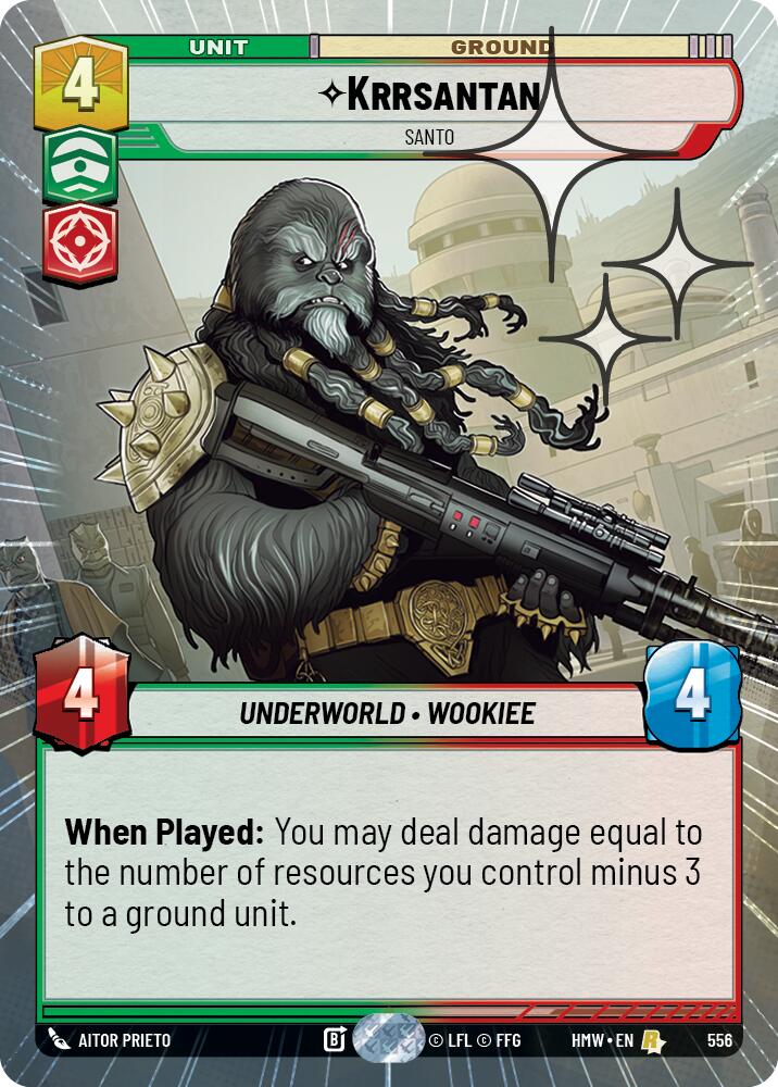 Krrsantan - Santo (Hyperspace Foil)