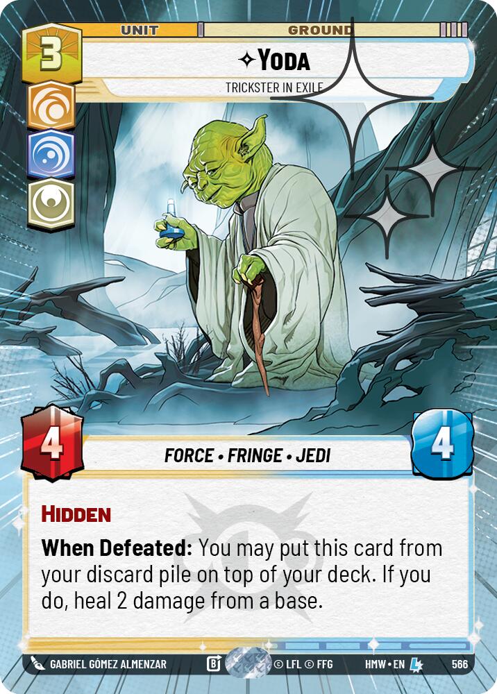 Yoda - Trickster in Exile (Hyperspace Foil)