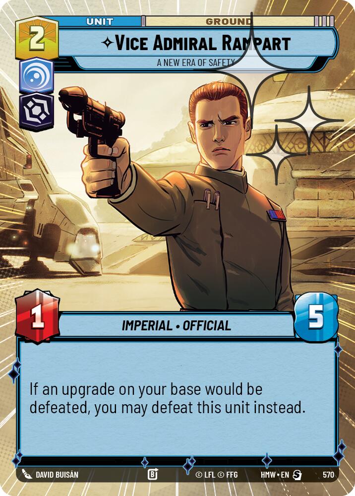 Vice Admiral Rampart - A New Era of Safety (Hyperspace Foil)