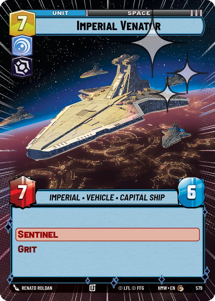 Imperial Venator (579) (Hyperspace Foil) (579) [Homeworlds]