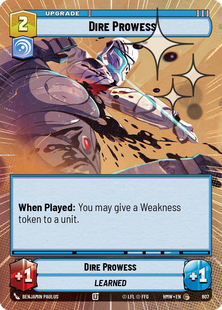 Dire Prowess (Hyperspace Foil)