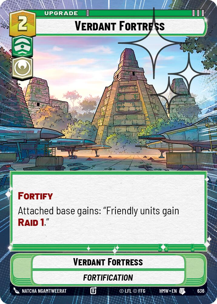 Verdant Fortress (Hyperspace Foil)