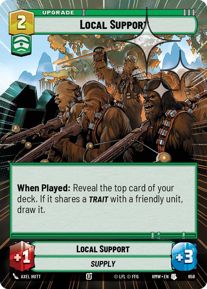 Local Support (Hyperspace Foil)