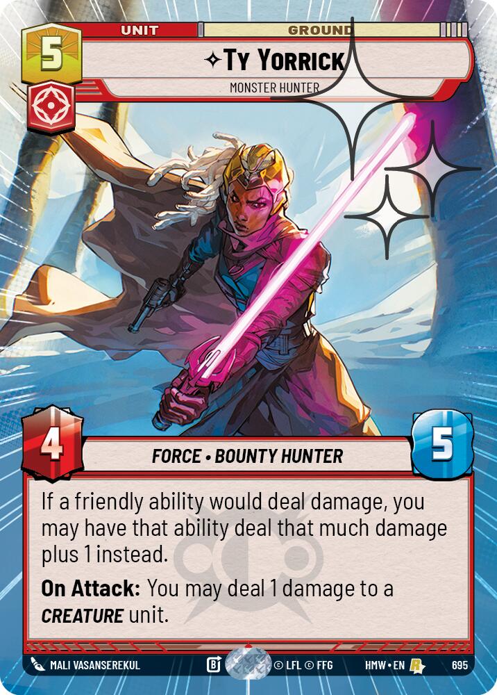 Ty Yorrick - Monster Hunter (Hyperspace Foil)