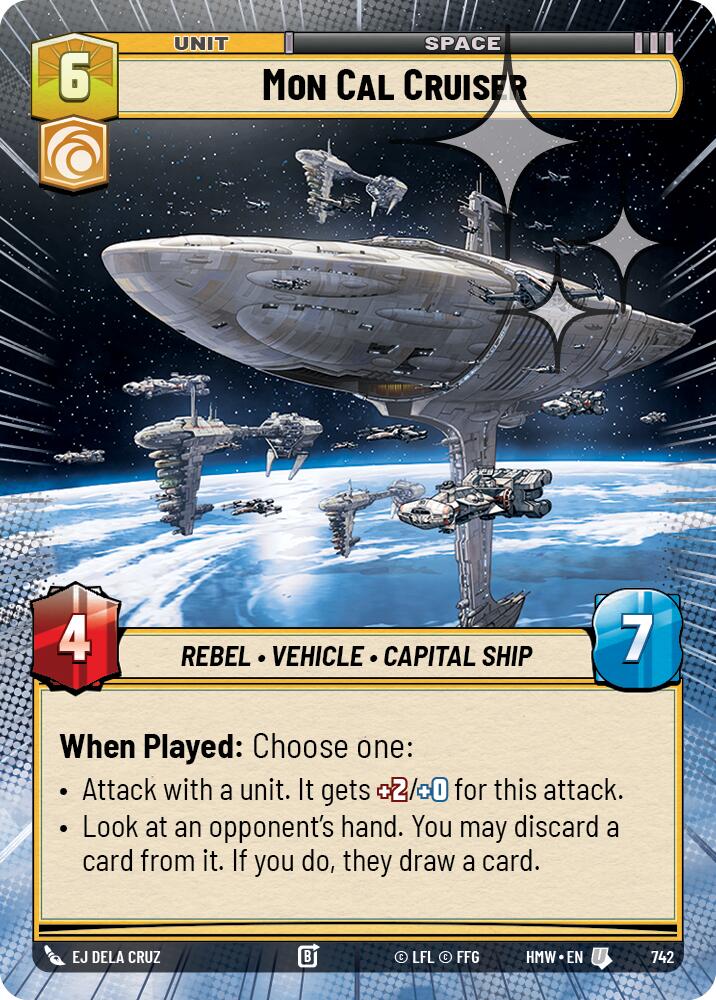 Mon Cal Cruiser (Hyperspace Foil)