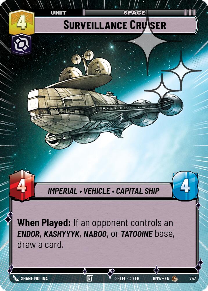 Surveillance Cruiser (Hyperspace Foil)
