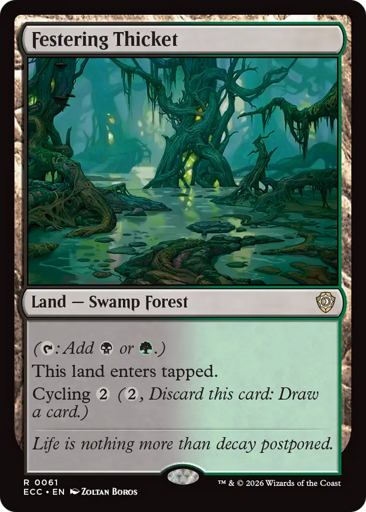 Festering Thicket [Lorwyn Eclipsed Commander]