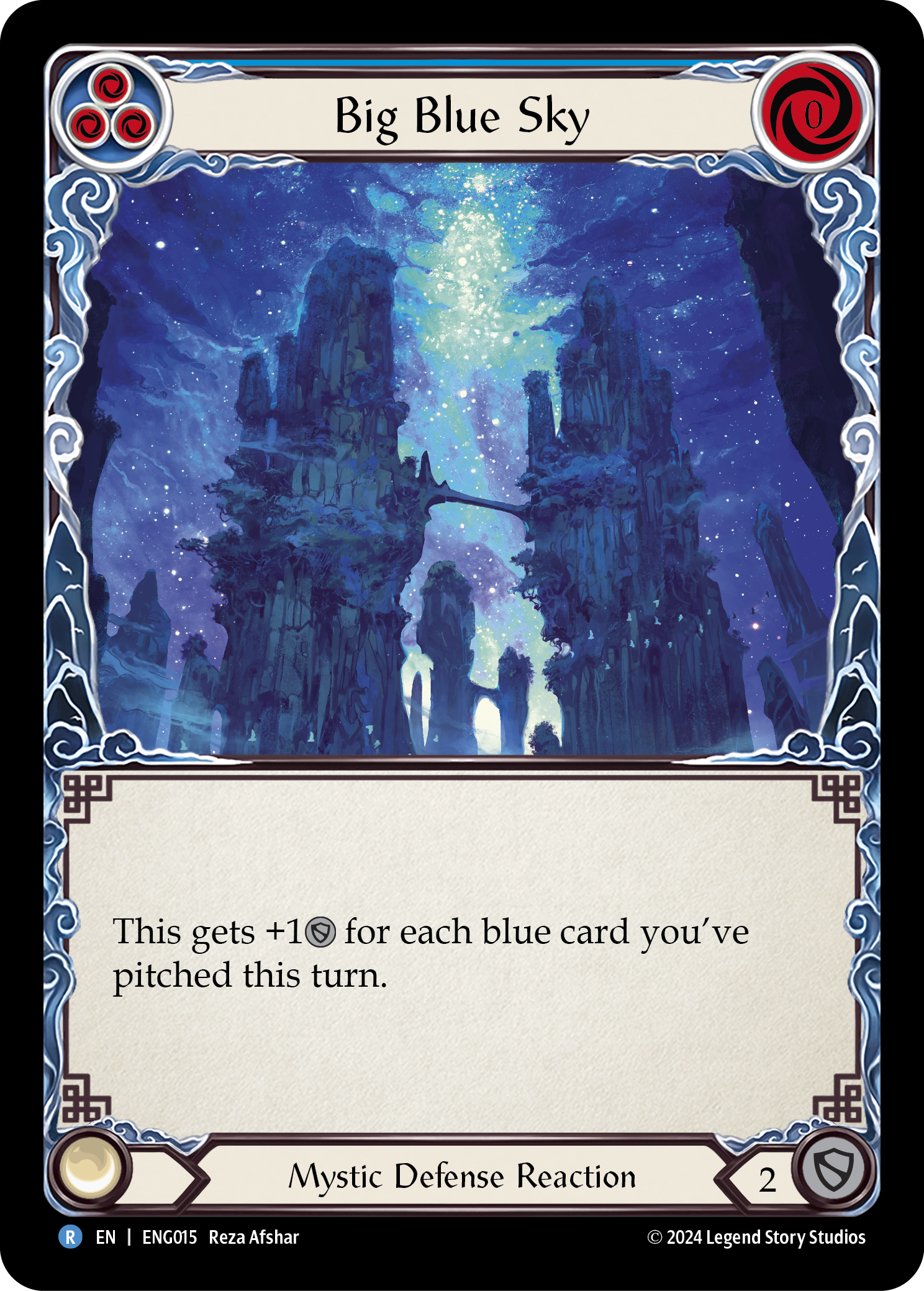 Big Blue Sky [ENG015] (Part the Mistveil Enigma Blitz Deck)