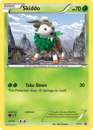 Skiddo (XY11) [XY: Black Star Promos]