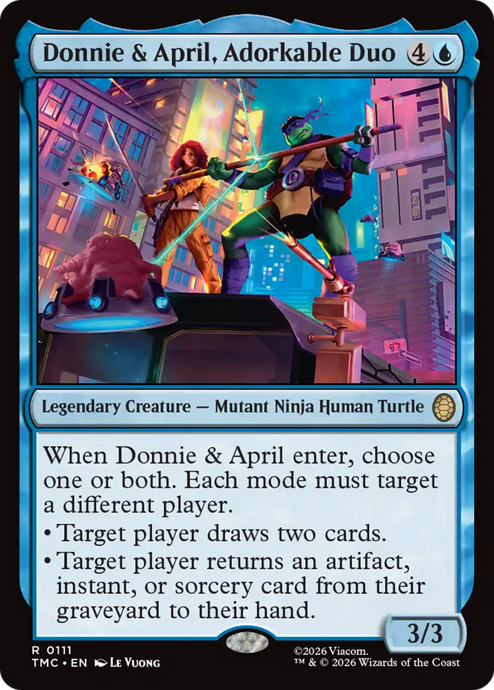 Donnie & April, Adorkable Duo [Teenage Mutant Ninja Turtles Commander]