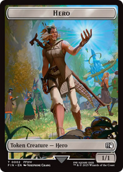 Hero (0002) // Knight Double-Sided Token [FINAL FANTASY Tokens]