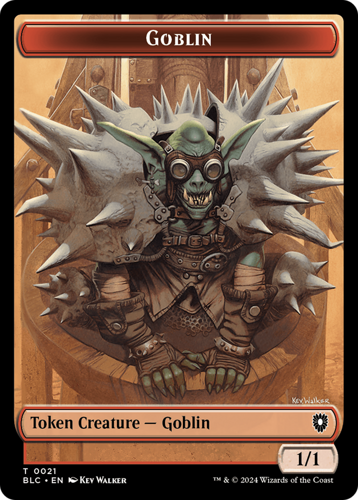 Illusion // Goblin Double-Sided Token [Bloomburrow Commander Tokens]