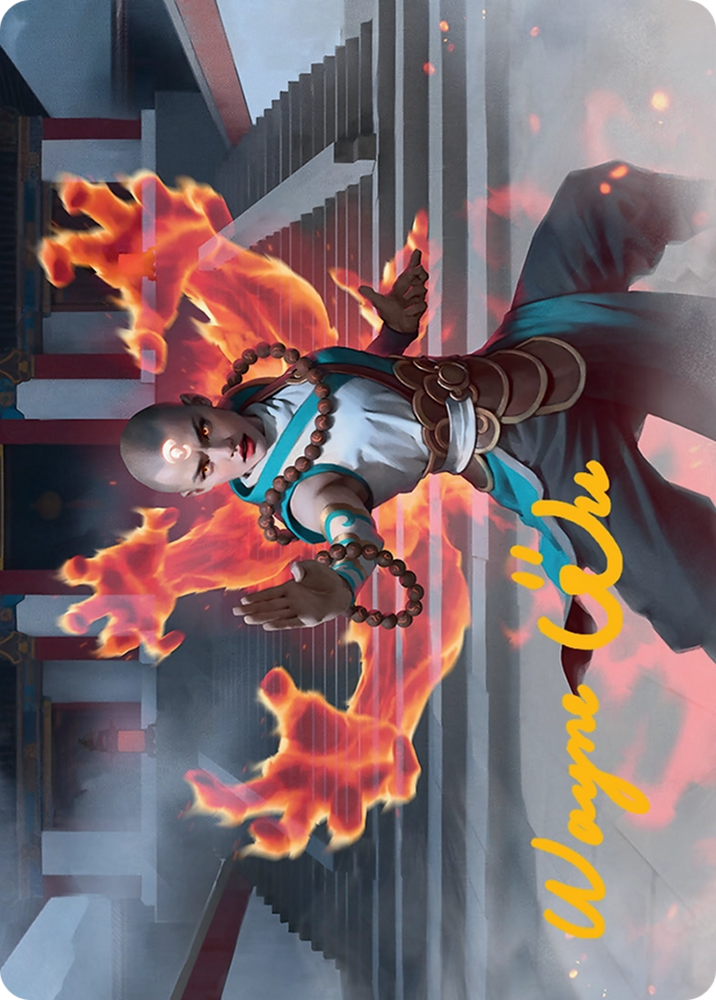 Flamehold Grappler Art Card (24/54) [Tarkir: Dragonstorm Art Series]