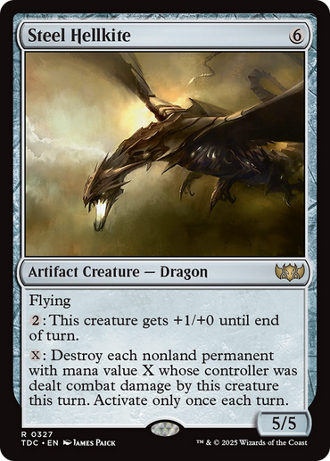 Steel Hellkite [Tarkir: Dragonstorm Commander]