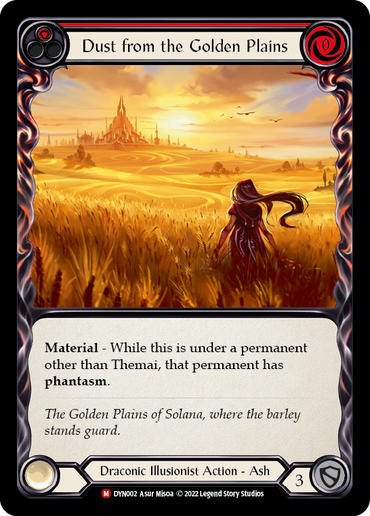 Dust from the Golden Plains [DYN002] (Dynasty)  Rainbow Foil