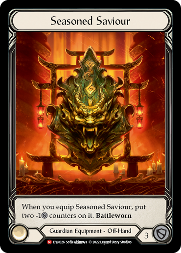 Seasoned Saviour [DYN026] (Dynasty)  Rainbow Foil