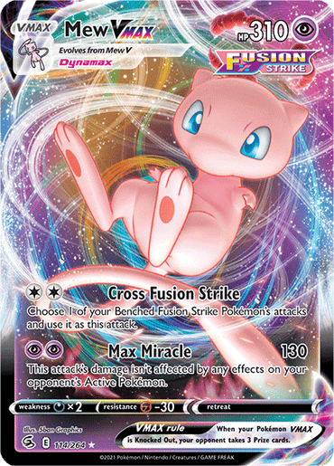 Mew VMAX (114/264) [Sword & Shield: Fusion Strike]