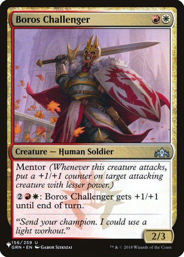 Boros Challenger [The List]