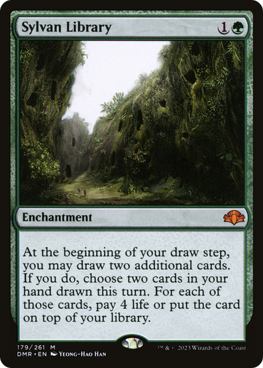 Sylvan Library [Dominaria Remastered]