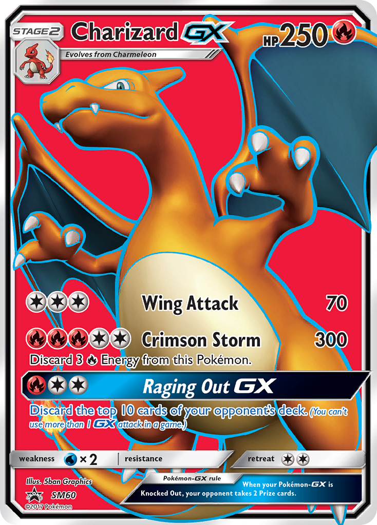 Charizard GX (SM60) (Jumbo Card) [Sun & Moon: Black Star Promos]