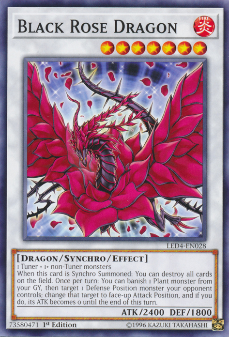 Black Rose Dragon [LED4-EN028] Common