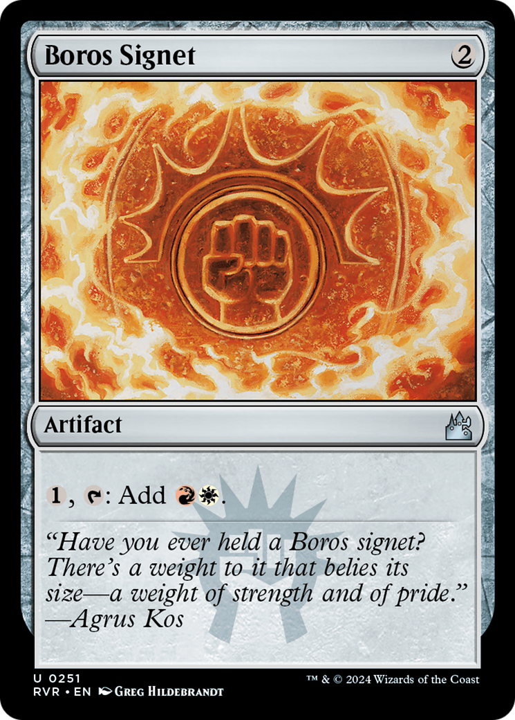 Boros Signet [Ravnica Remastered]