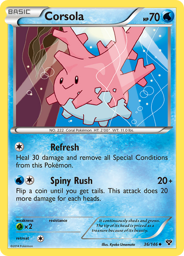 Corsola (36/146) [XY: Base Set]