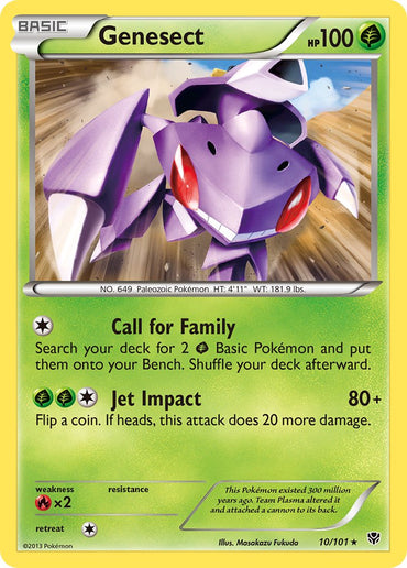 Genesect (10/101) (Theme Deck Exclusive) [Black & White: Plasma Blast]