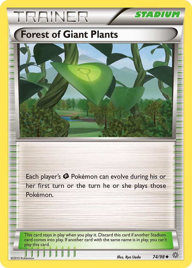 Forest of Giant Plants (74/98) [XY: Ancient Origins]