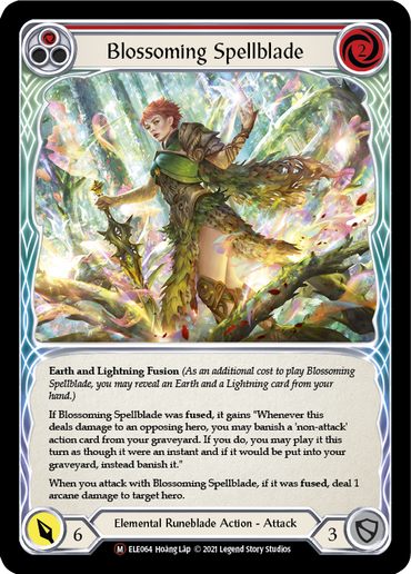 Blossoming Spellblade [U-ELE064] (Tales of Aria Unlimited)  Unlimited Rainbow Foil